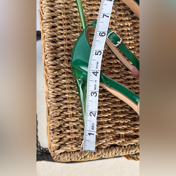 Steve Madden Opar Translucent Emerald Green Stetto Heels Size 8.5M - Picture 12 of 12
